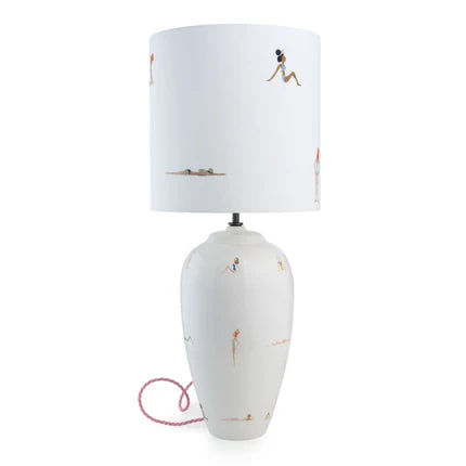 Pampelonne Hand Embroidered Large Lampshade