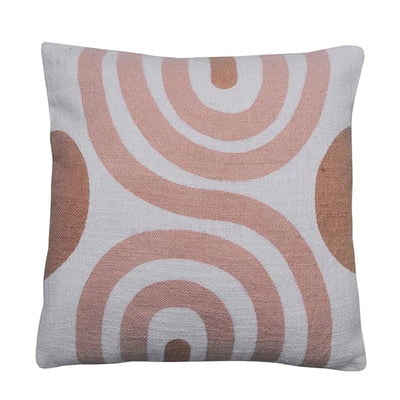 Sunset Handblock Throw Pillow | Block Print | Without Filler - Casa Amarosa