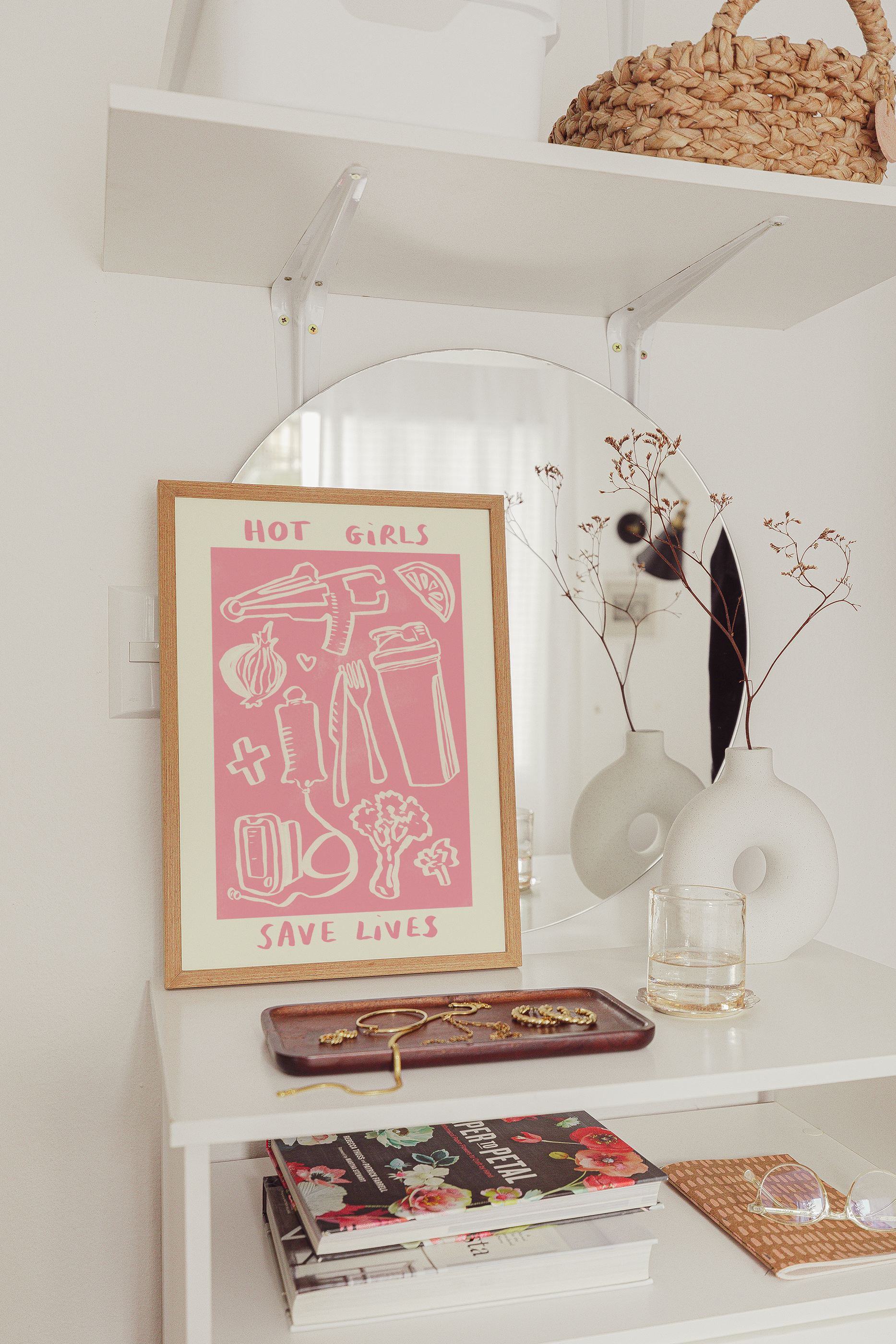 Hot Girls Save Lives - Dietitian / Dietician Print