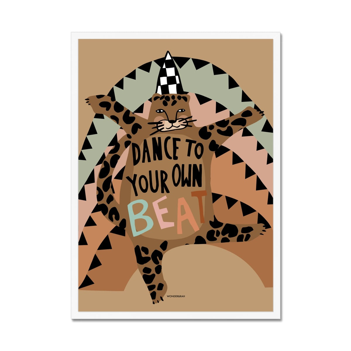 Dancing Leopard Children's Print