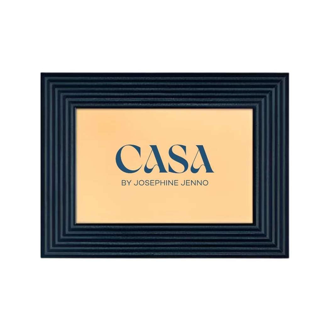 Deep Blue Marquetry Photo Frame 6x4" - Casa by Josephine Jenno