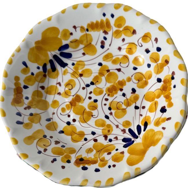 Deruta Plate 25 cm Ochre
