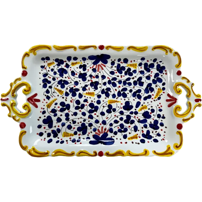Serving Tray Deruta 44 cm Navy Blue