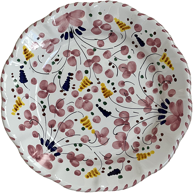 Deruta Plate 20 cm Pink