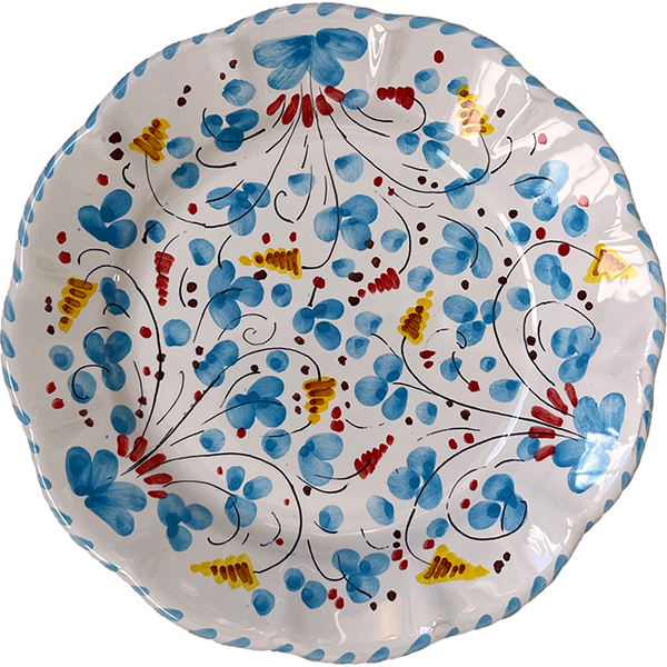 Deruta Plate 25 cm Turquoise