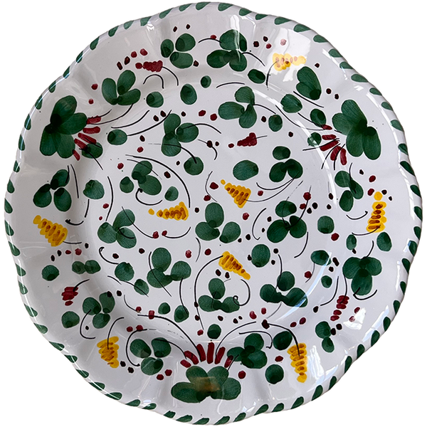 Deruta Plate 20 cm Green