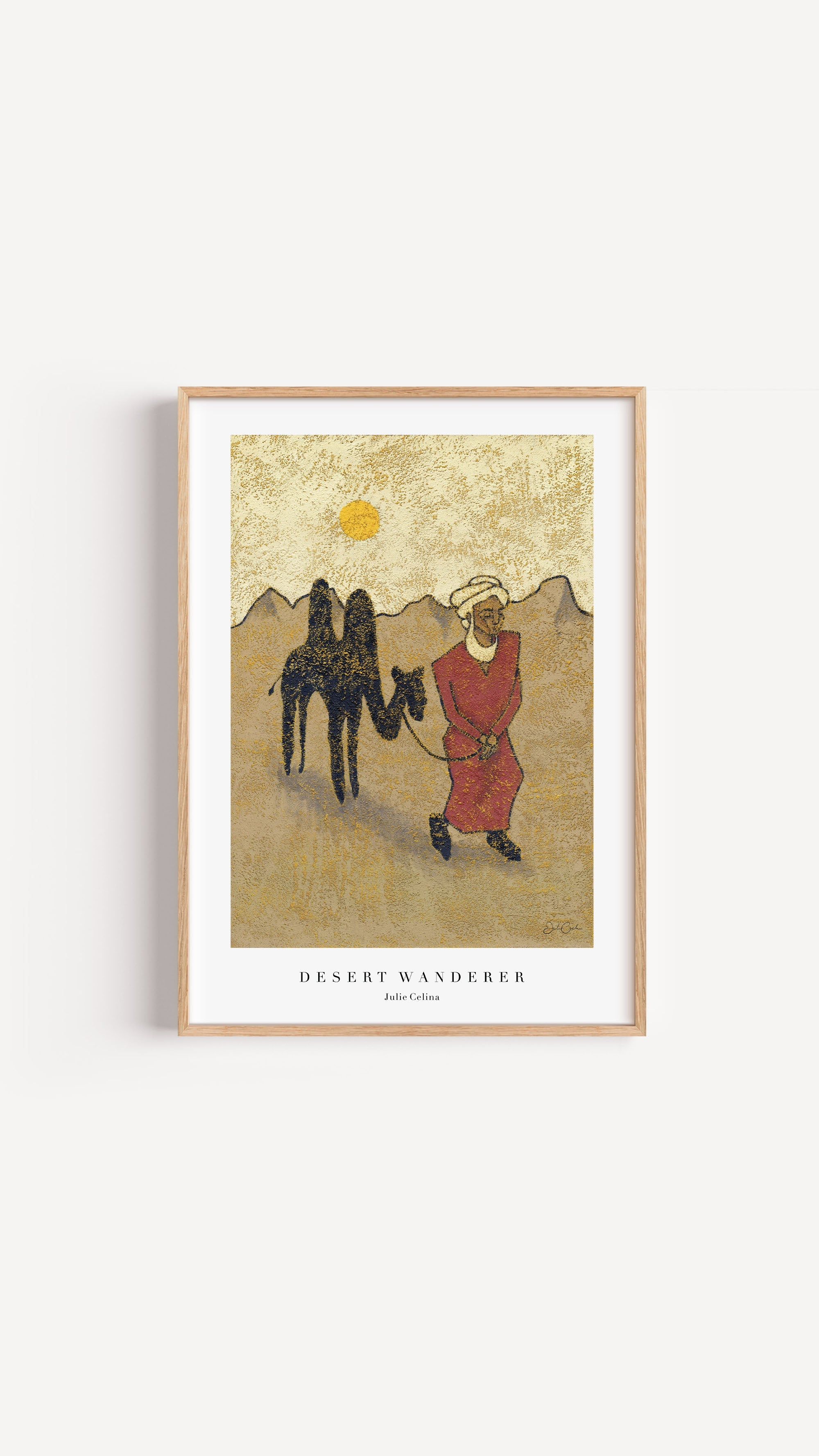 Desert Wanderer - Travel-Inspired Art Print