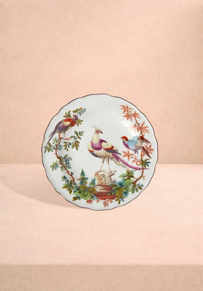 Chelsea Bird Side/Pudding Plates - Set of 4