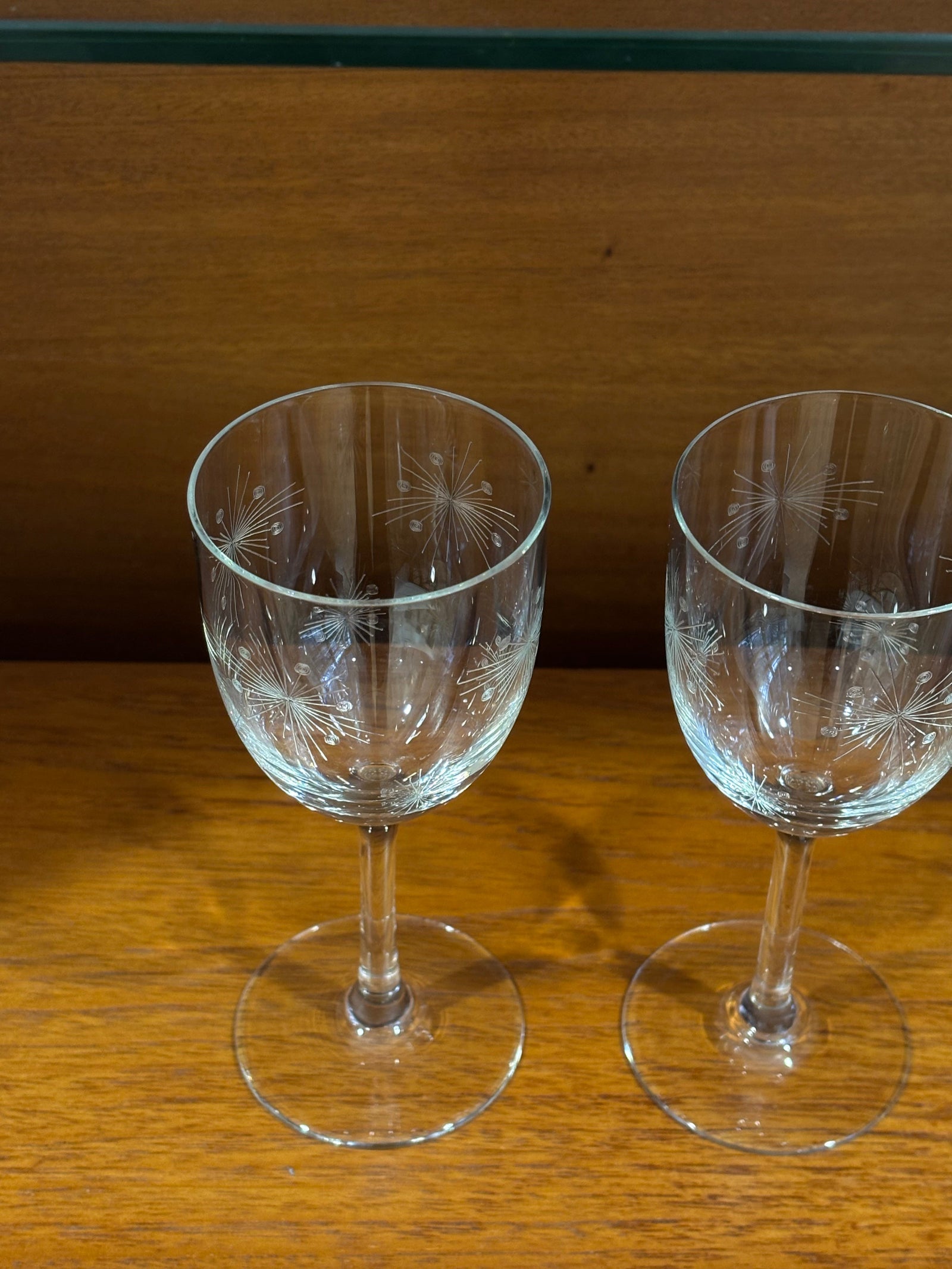 Four Detailed Wineglasses