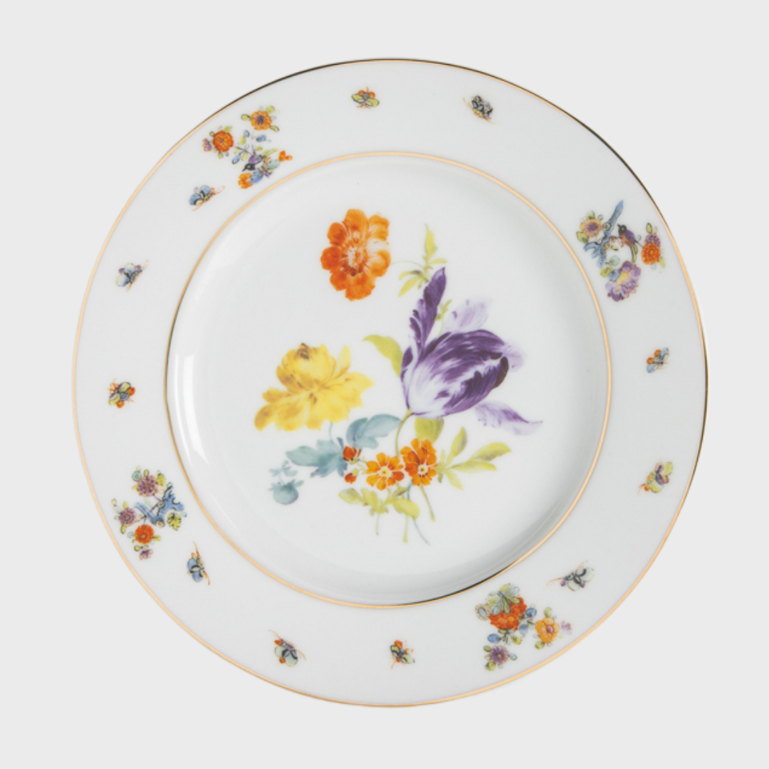 Set of Six Tulip Dinner Plates