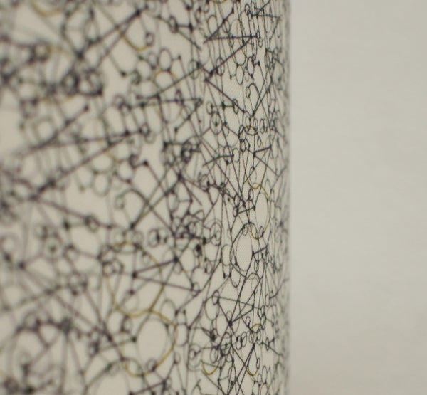 Diagonals Lampshade in white