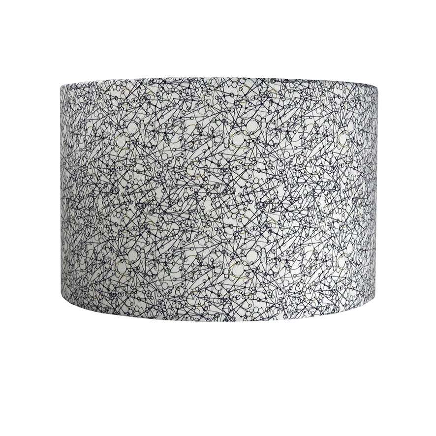 Diagonals Lampshade in white