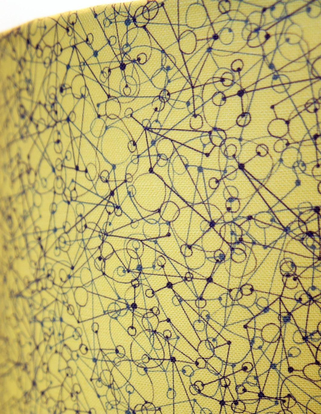 Diagonals Lampshade in Yellow