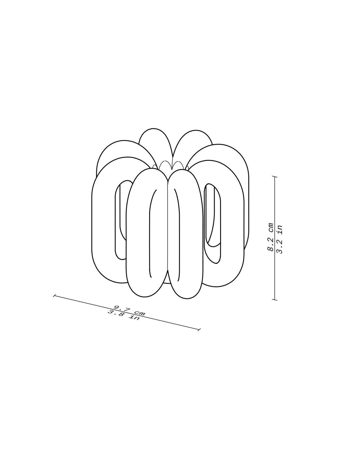 Digit Candle Holder Zero