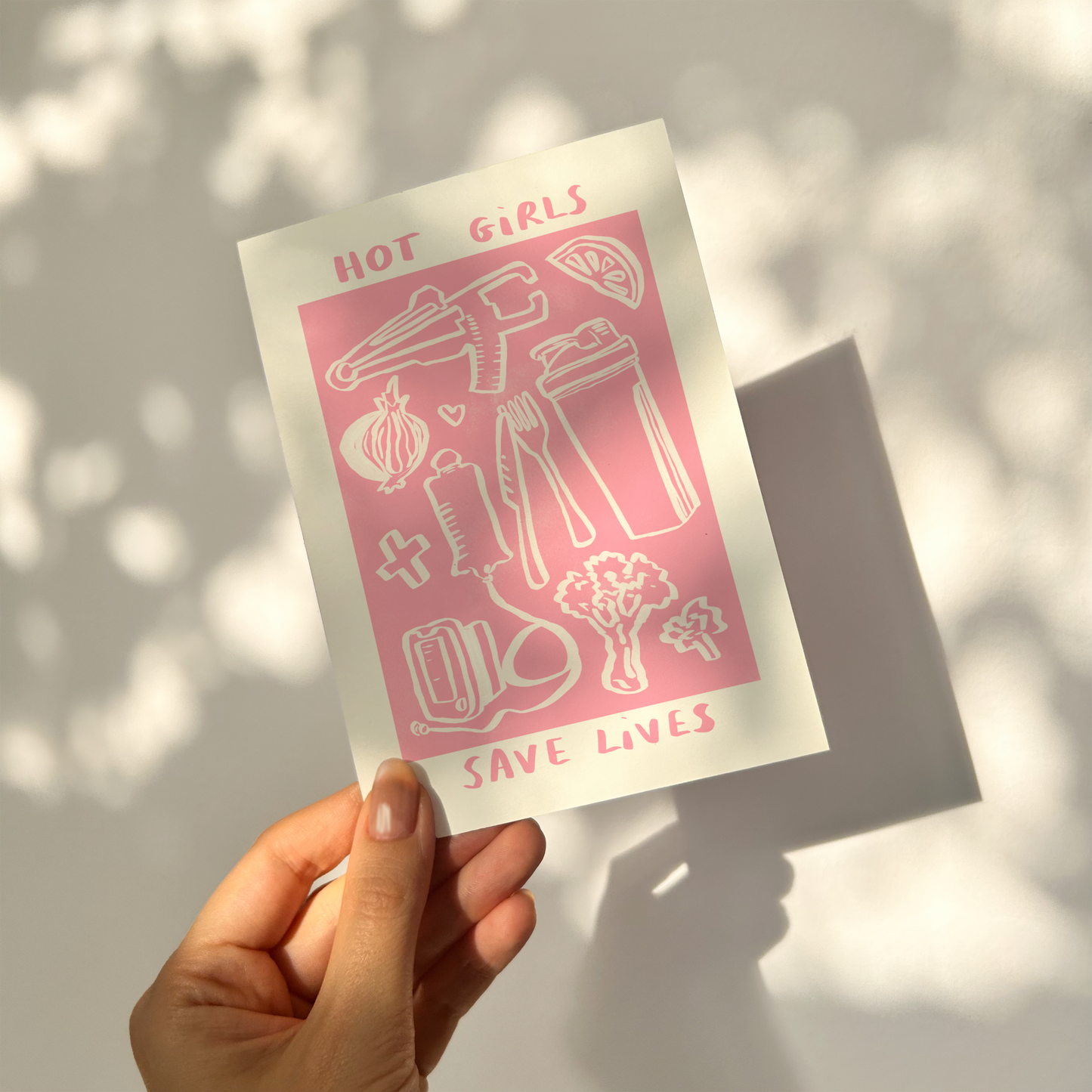 Hot Girls Save Lives - Dietitian / Dietician Print