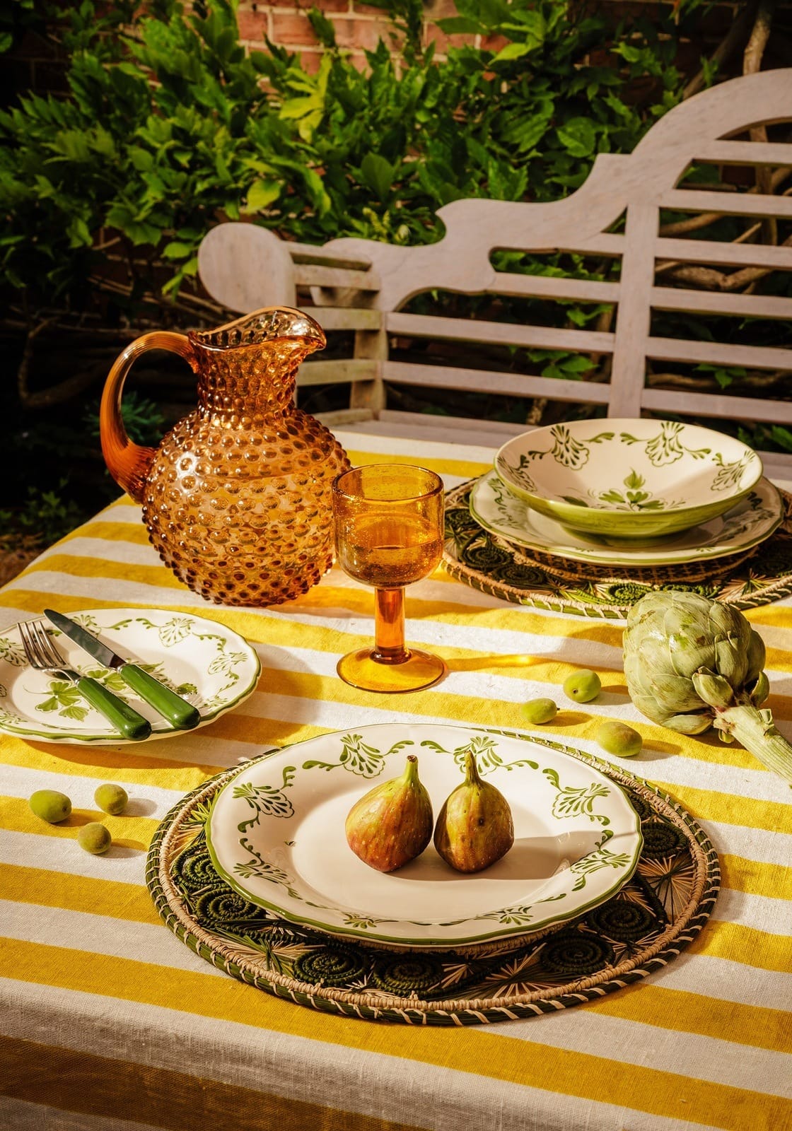 Dinner Plate Cara Shell Dinner Plate, Green