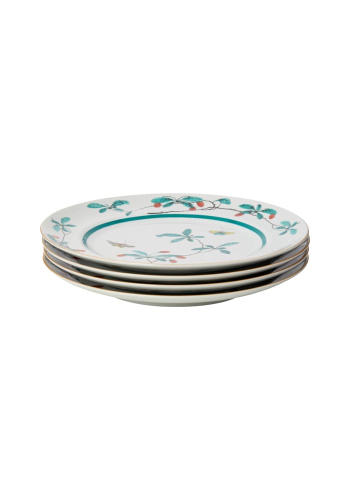 Dinner Plate Famille Verte Dinner Plates - Set of 4