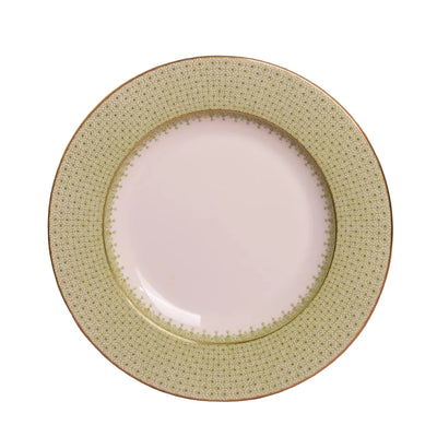 Green Apple Lace Dinner Plates - Set of 4