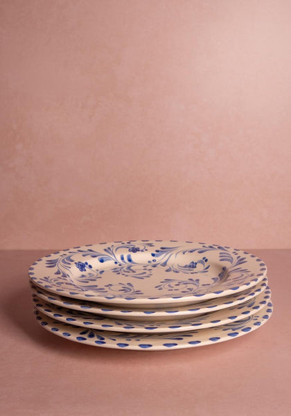 Dinner Plate Sophia Dinner Plate, Blue Set of 4