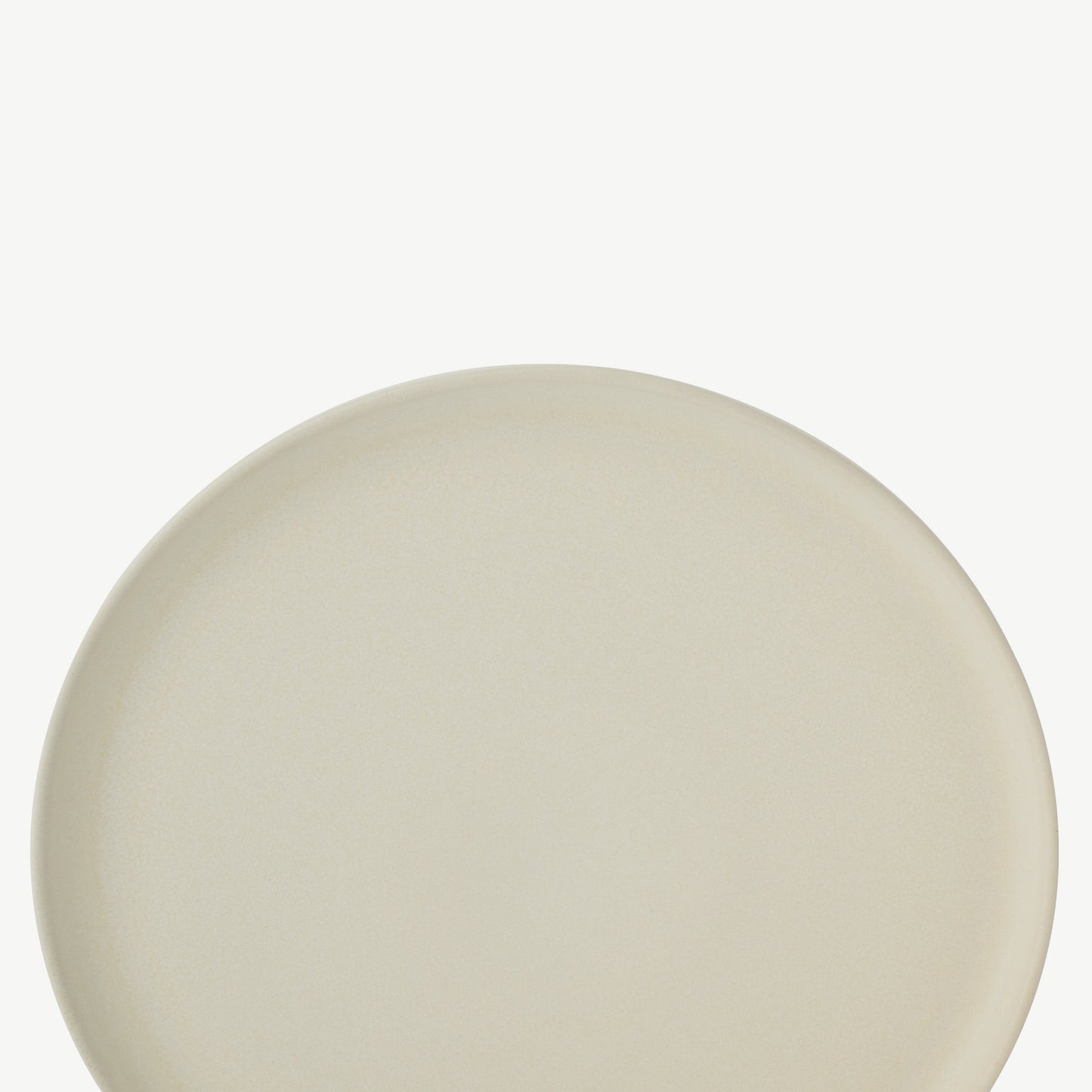 LoHo Dinner Plates Set of 4, Ivory Reactive Glaze