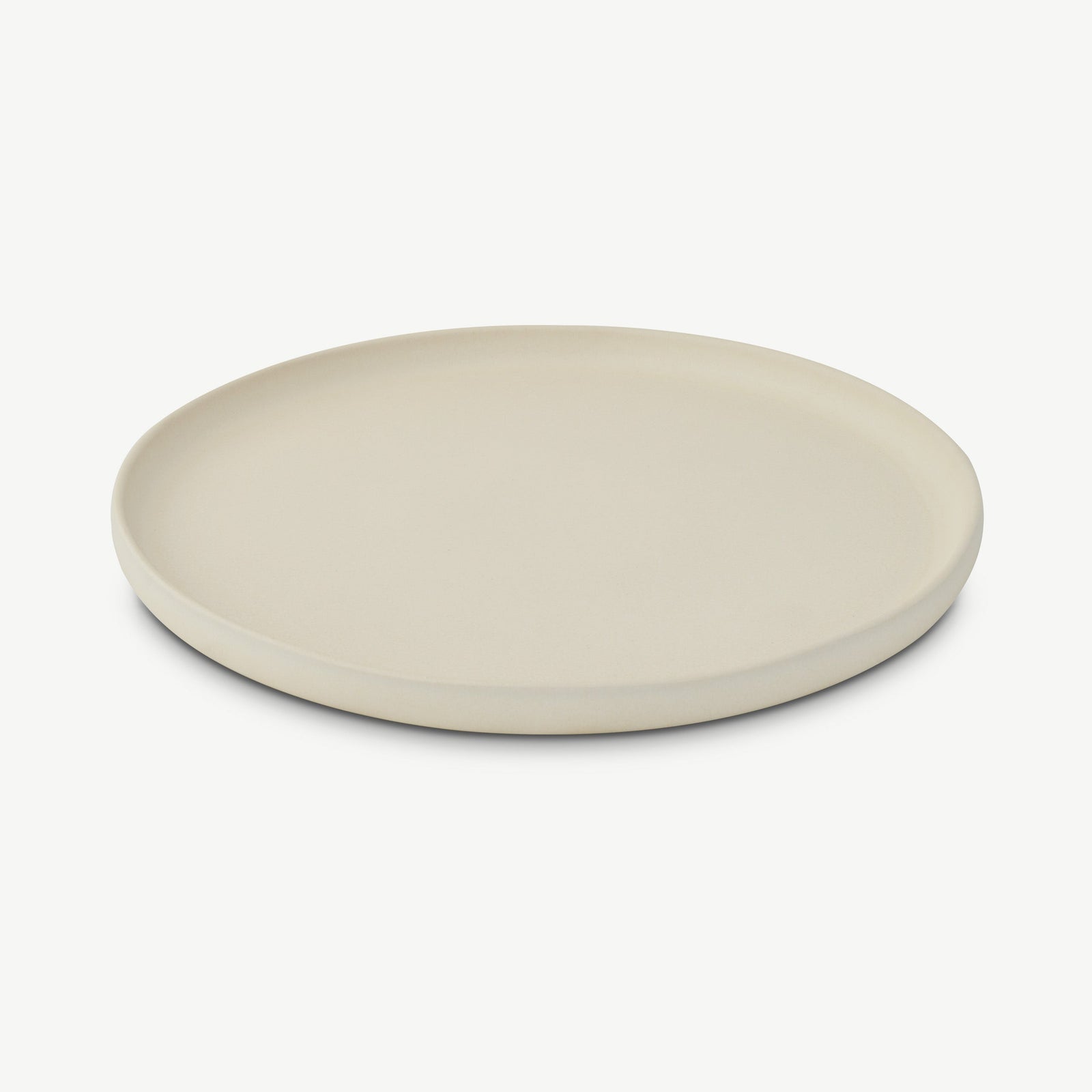 LoHo Dinner Plates Set of 4, Ivory Reactive Glaze