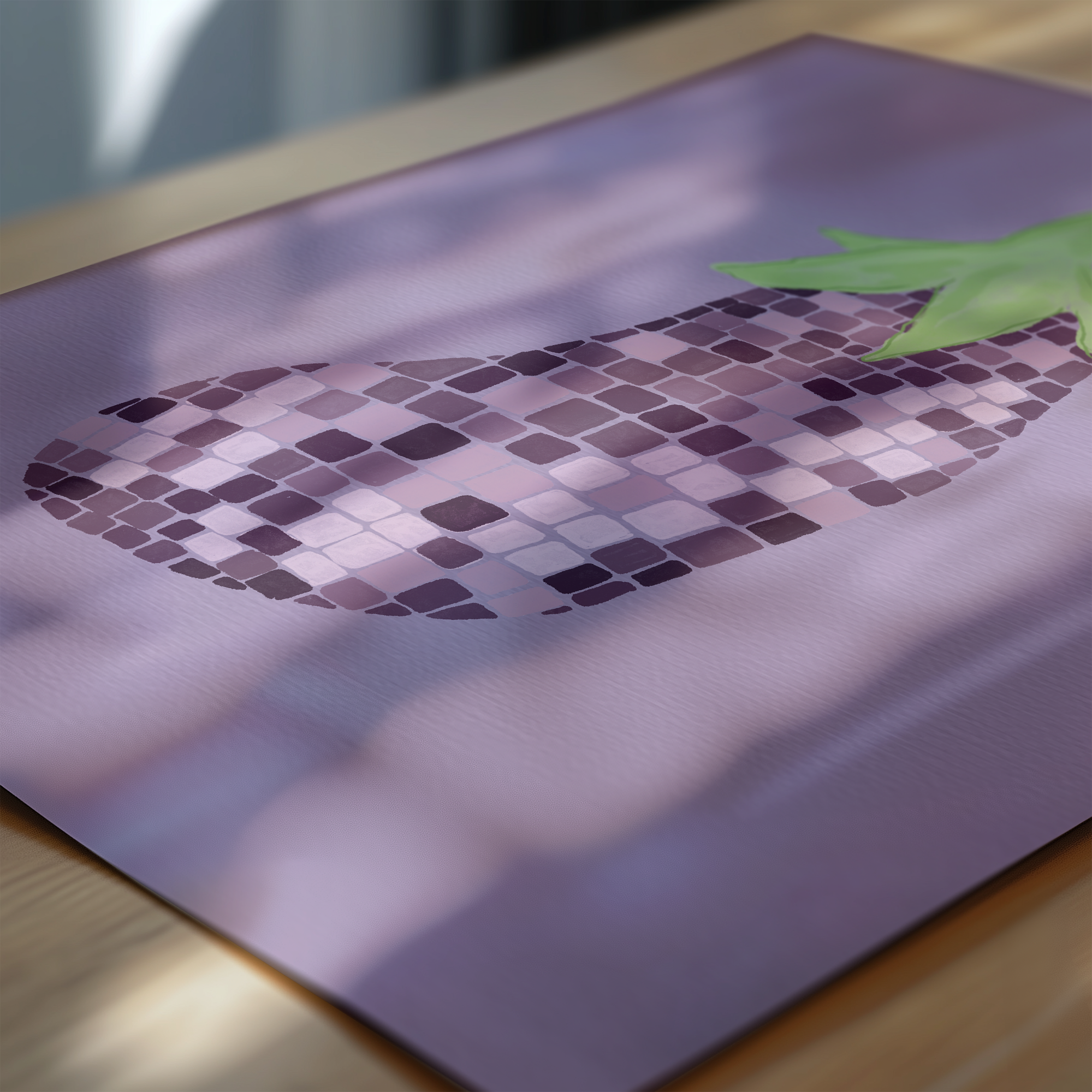 Disco Aubergine Print
