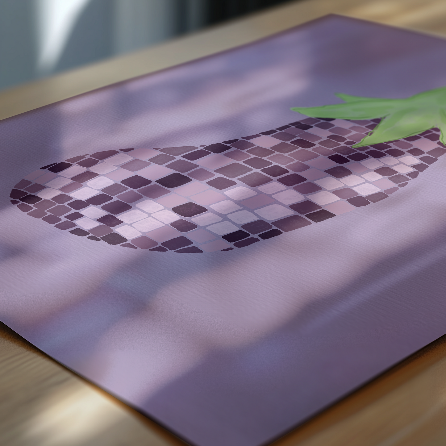 Disco Aubergine Print