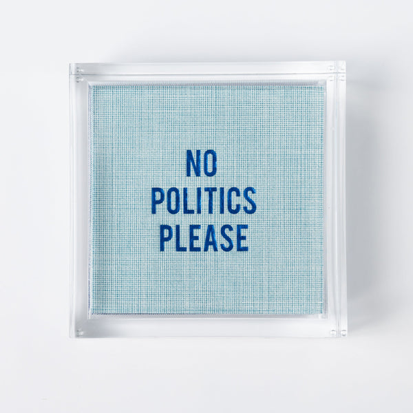 "No Politics Please" Disposable Napkin Set (Set of 20)