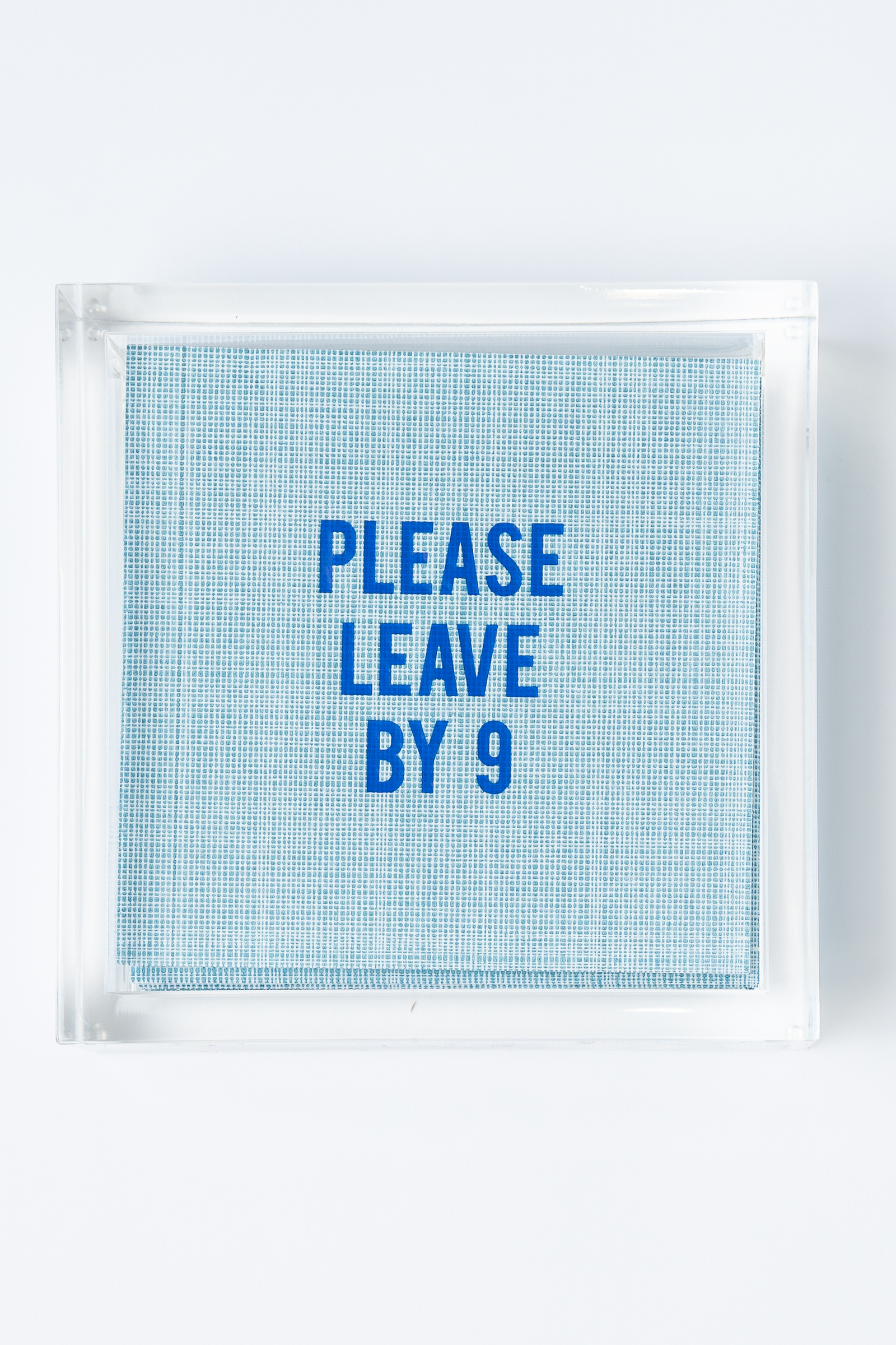 "Please Leave By 9" Disposable Napkin (set of 20)