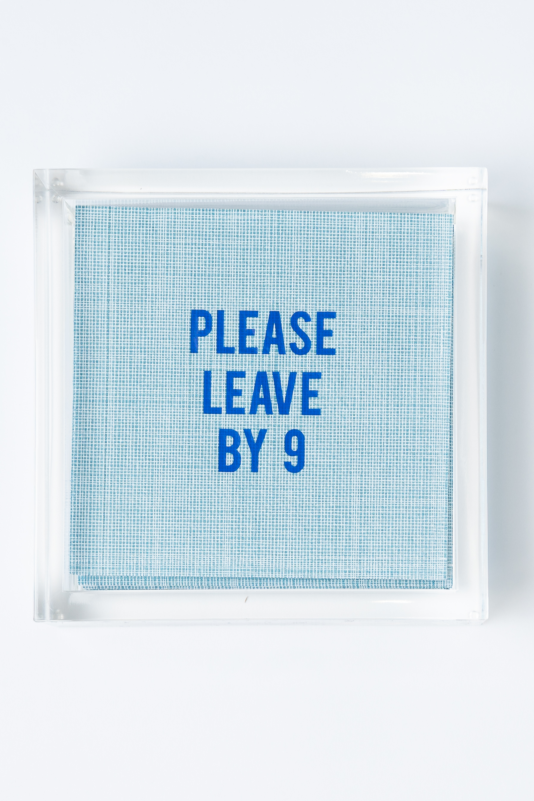 "Please Leave By 9" Disposable Napkin (set of 20)
