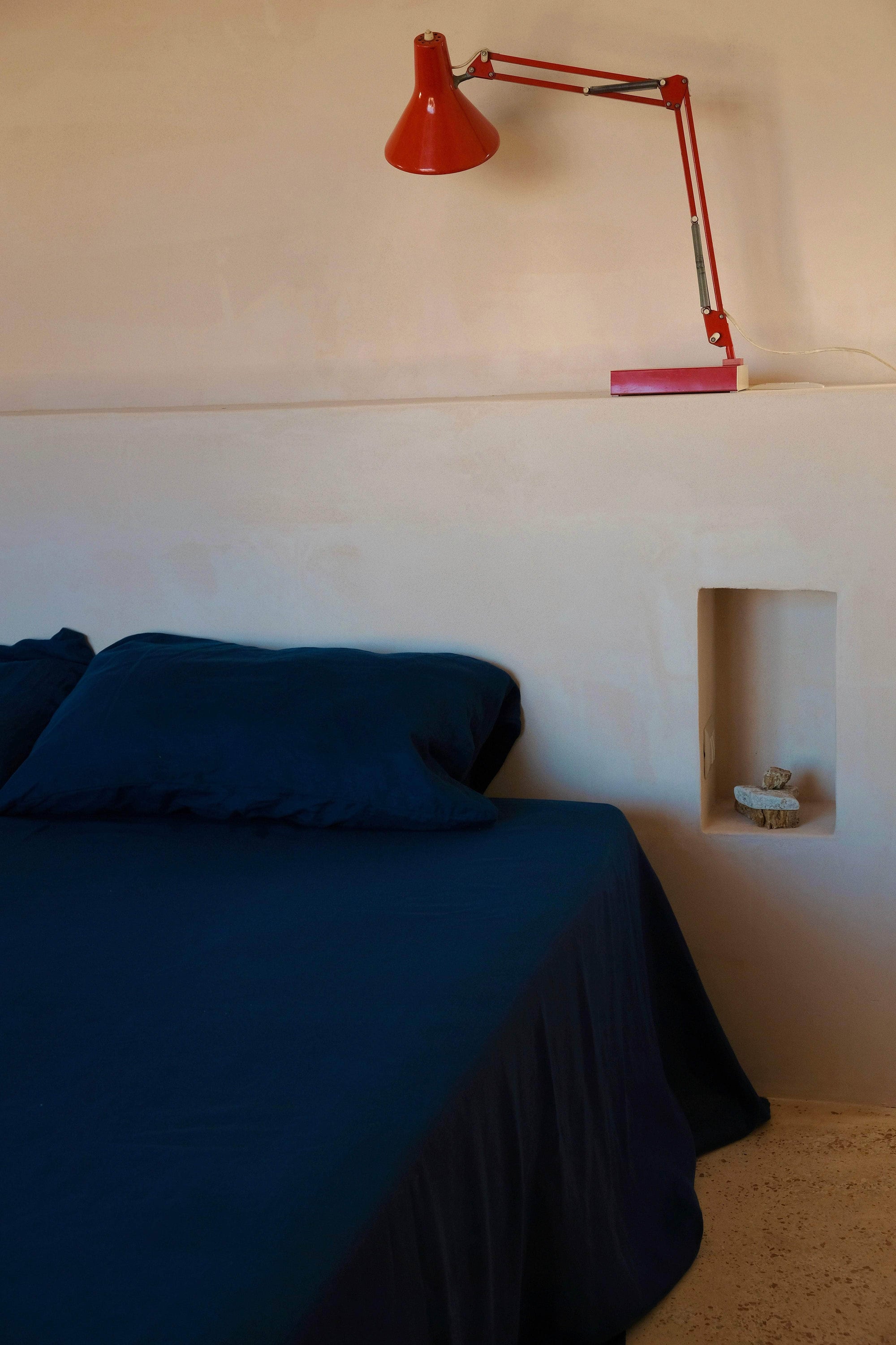 Hemp Pillowcase Pair Midnight Blue