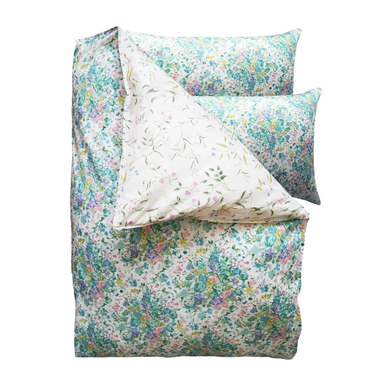 Complete Bedding Set Made With Liberty Fabric Bouquet Parade & Regal Blossom