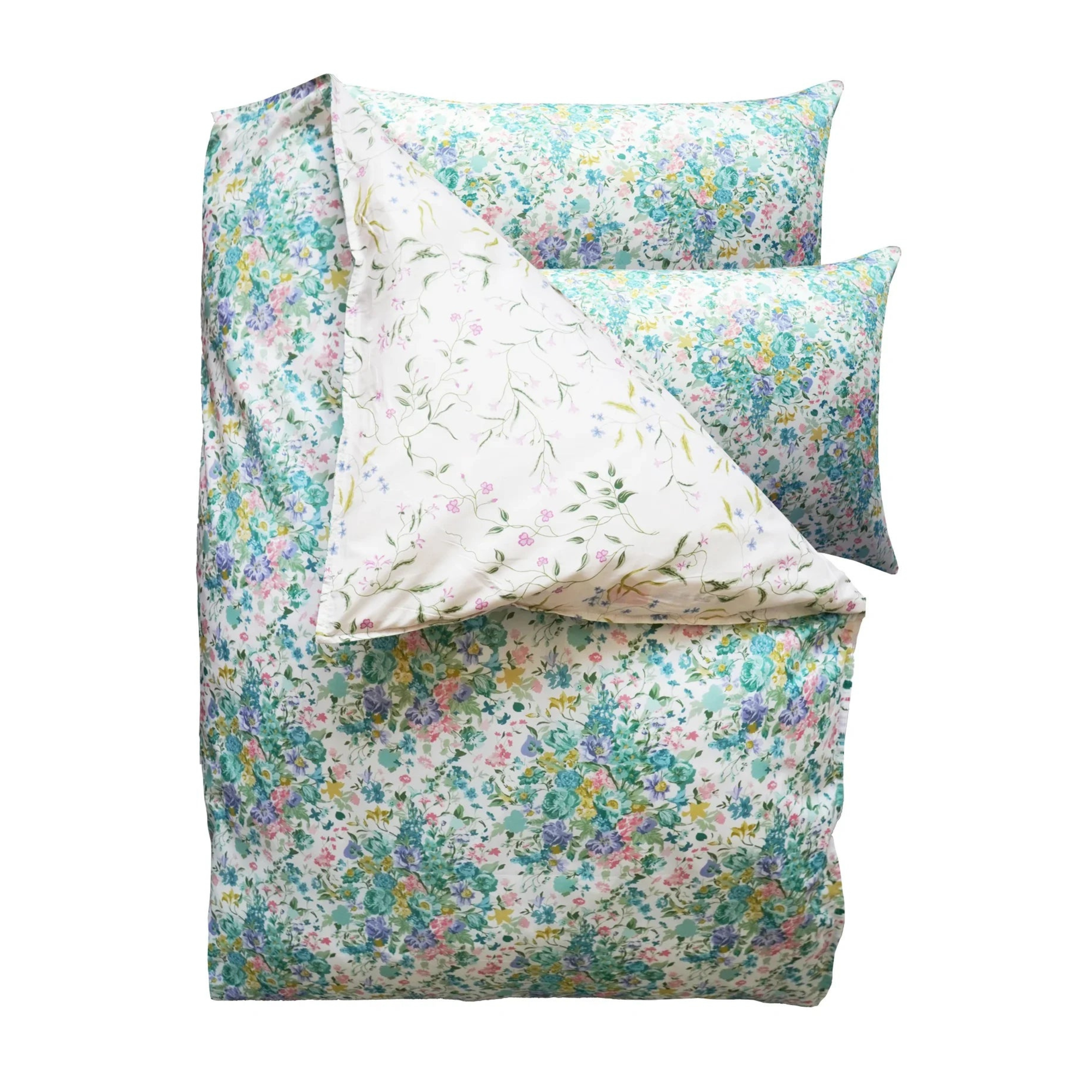 Complete Bedding Set Made With Liberty Fabric Bouquet Parade & Regal Blossom
