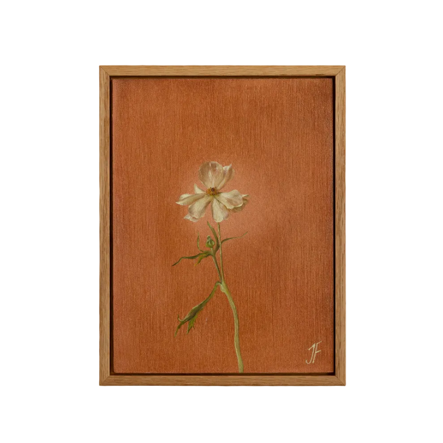 Butterfly Ranunculus Painting