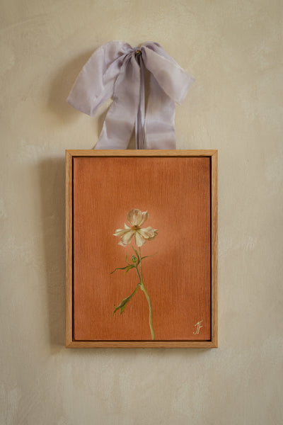 Butterfly Ranunculus Painting