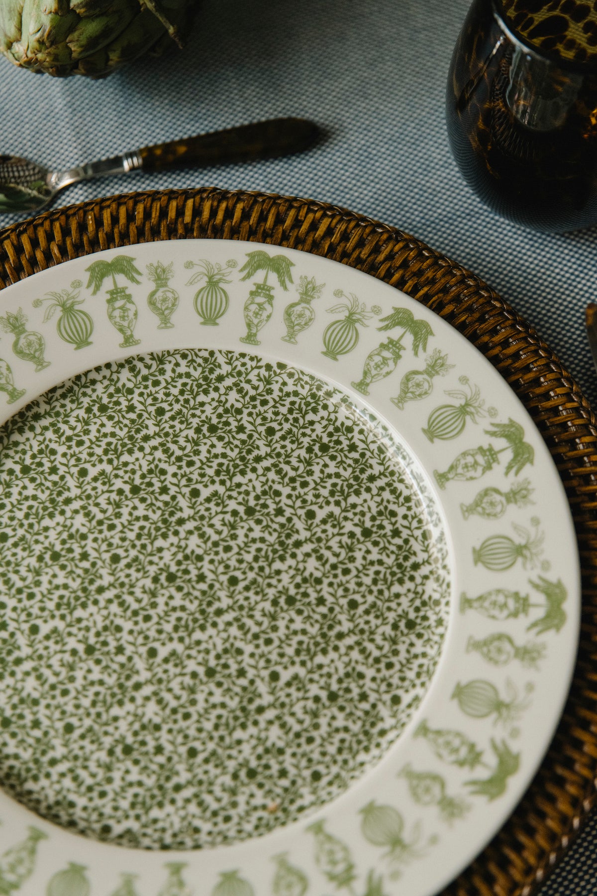 Urna Dinner Plate | Emerald | Set of 6