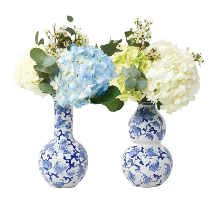 Dutch Delft Classic Vases - Set of 2 - Casa by Josephine Jenno