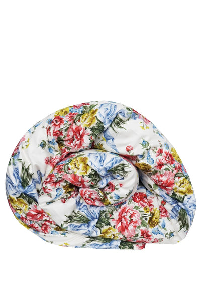 Reversible Duvet Set Made With Liberty Fabrics & Bridgerton Bow Bouquet & Garden Blooms