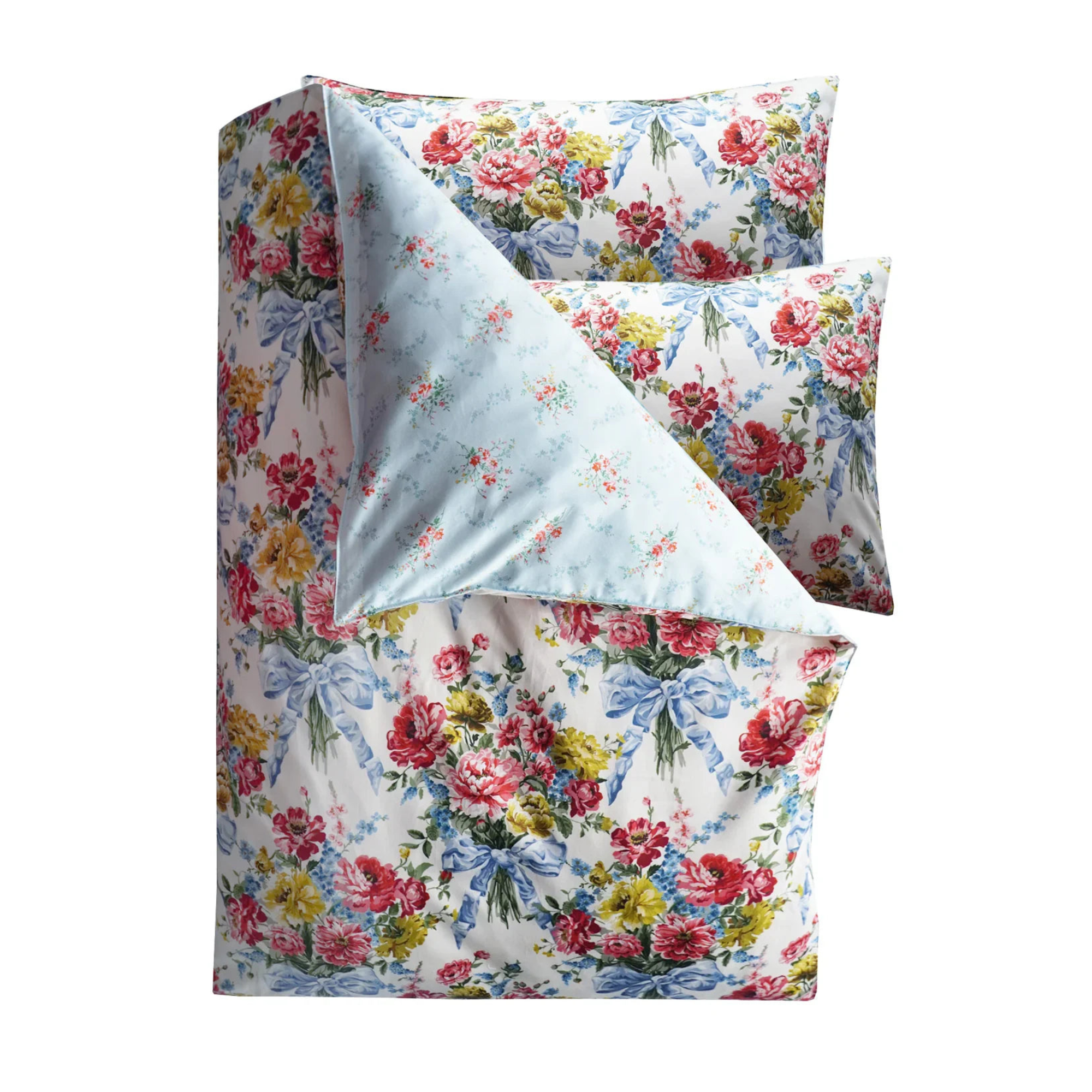 Complete Bedding Set Made With Liberty Fabric Bow Bouquet