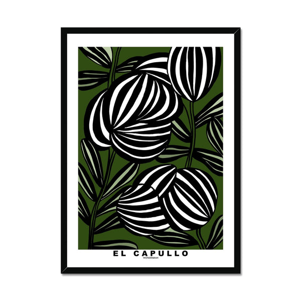 Green El Capullo Floral Print