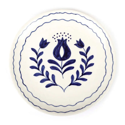 Blue Anaar Ceramic Breakfast Set Bowl Mug Plate 3 Piece Handmade - Casa Amarosa