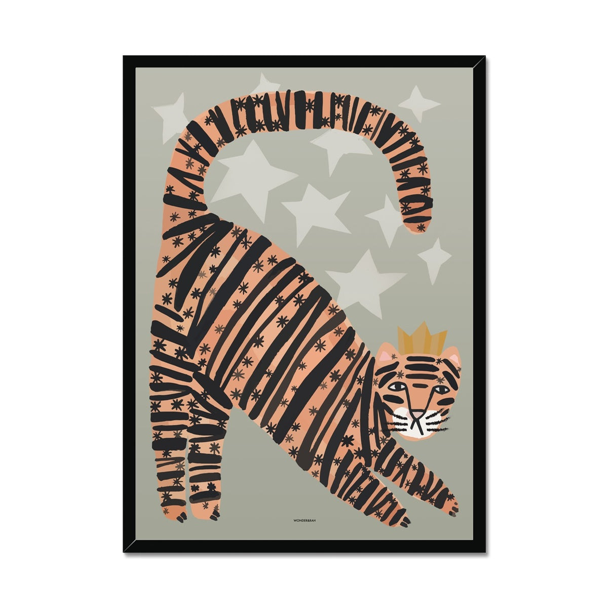 Tiger in Green Children's Print