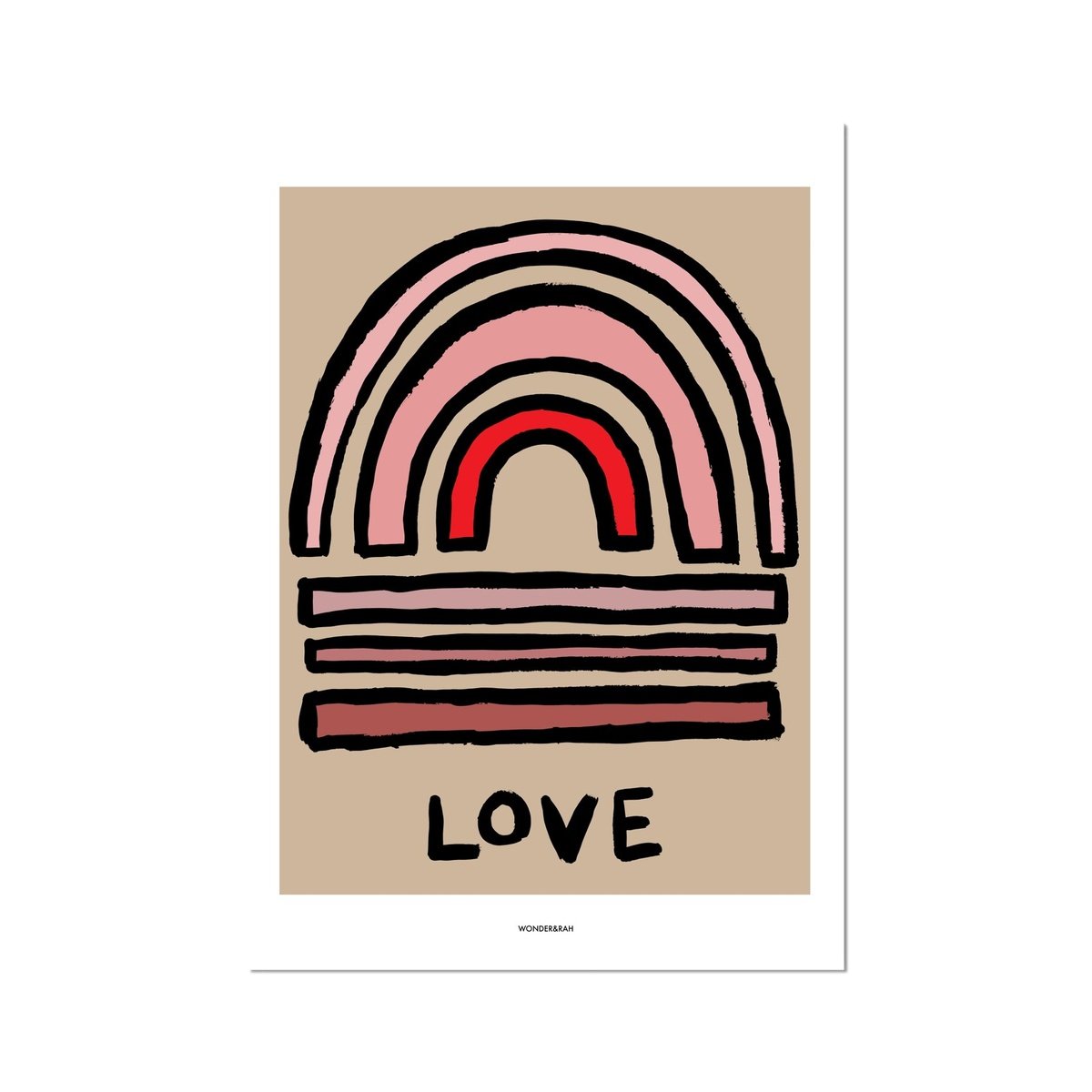 Love Abstract Print