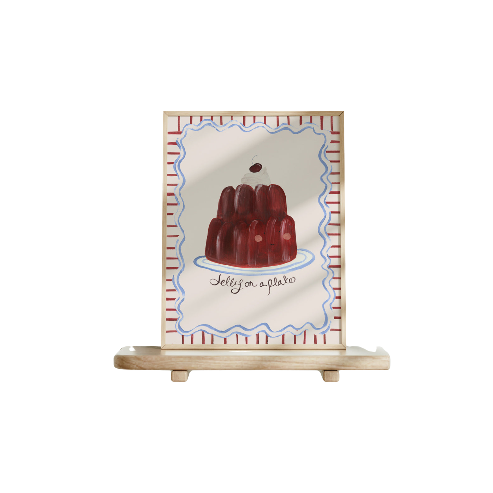 Jelly On A Plate Art Print