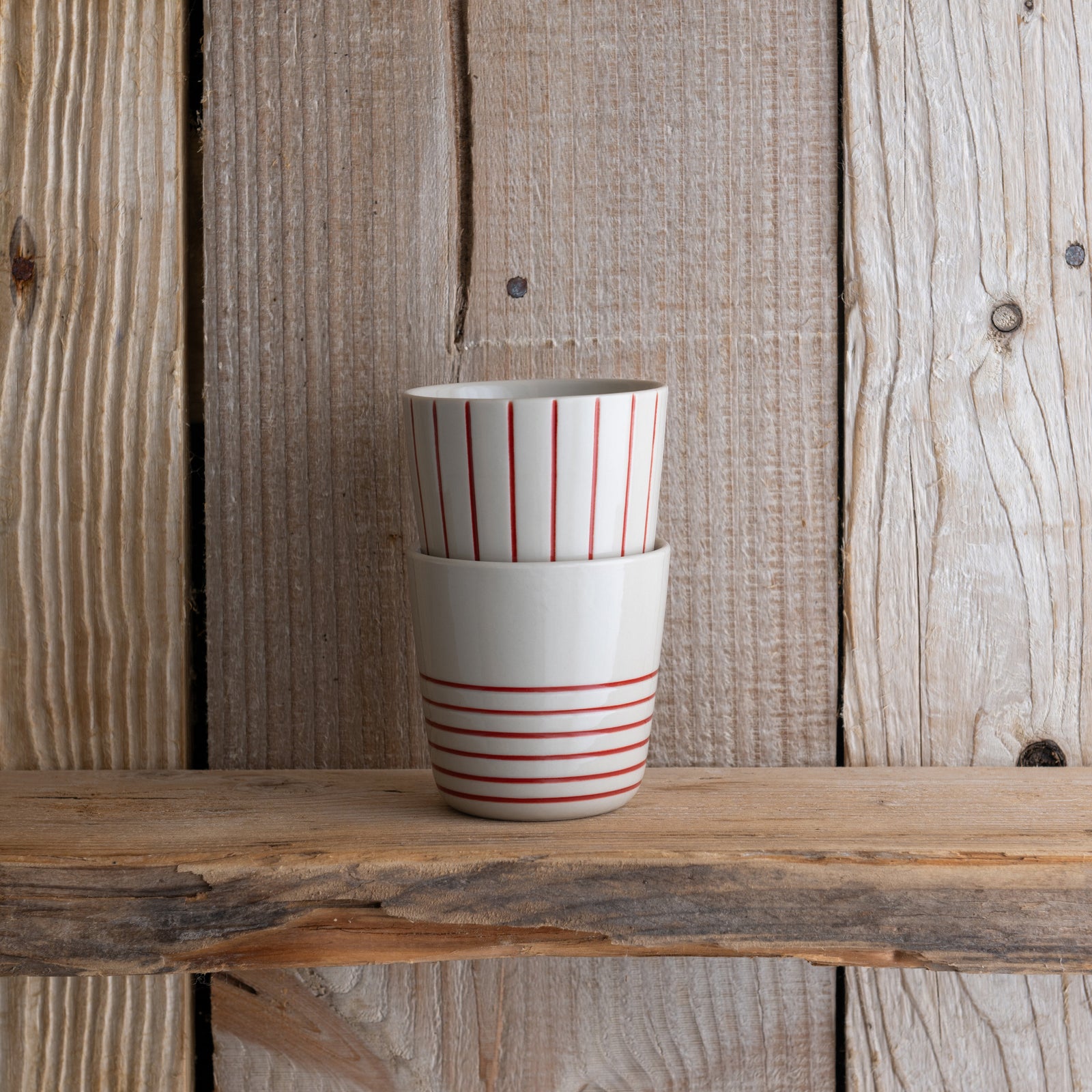 Sorrel Beaker - Brushed Earth Red - Small (Set of 2)