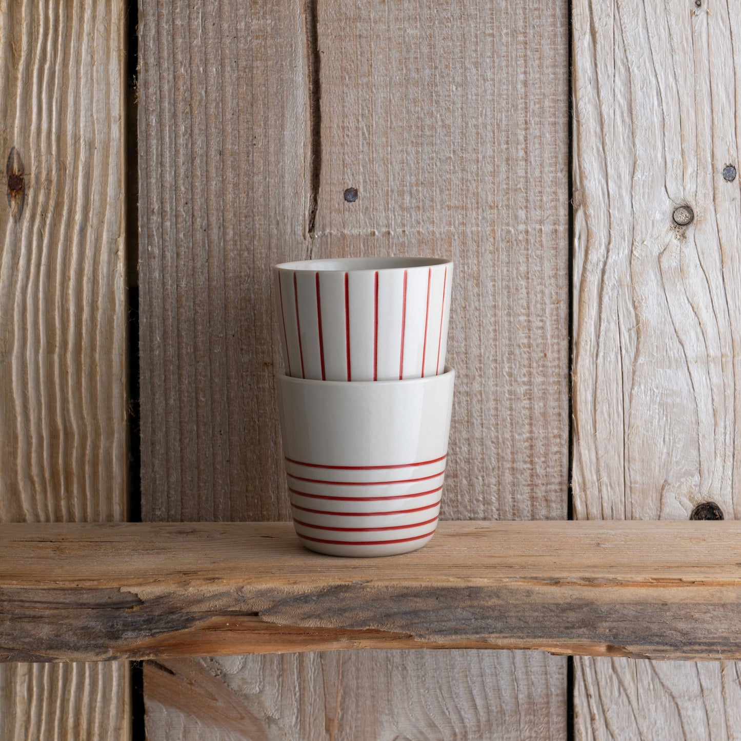 Sorrel Beaker - Brushed Earth Red - Small (Set of 2)