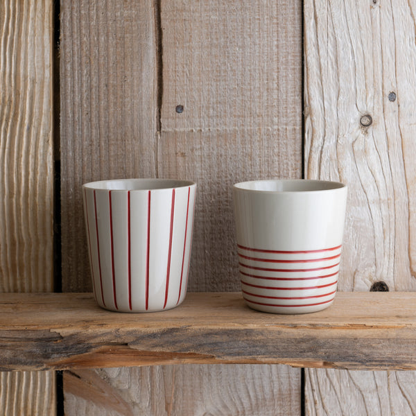 Sorrel Beaker - Brushed Earth Red - Large (Set of 2)