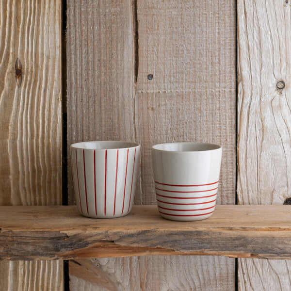 Sorrel Beaker - Brushed Earth Red - Small (Set of 2)