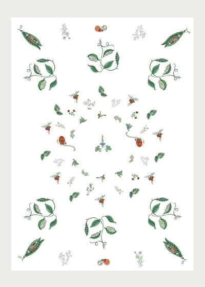 Eat the Seasons Organic Cotton Tablecloth - Forivor