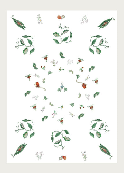 Eat the Seasons Organic Cotton Tablecloth - Forivor